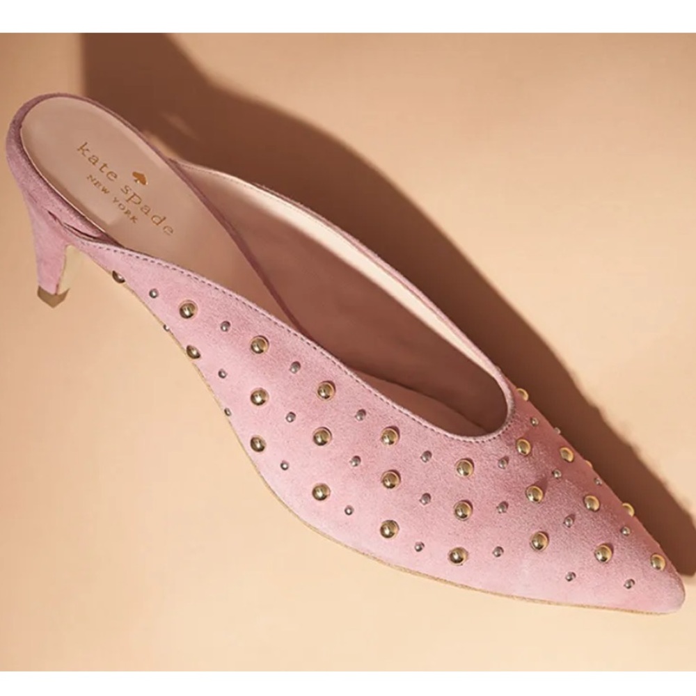 Kate Spade Pink Studded Heels
